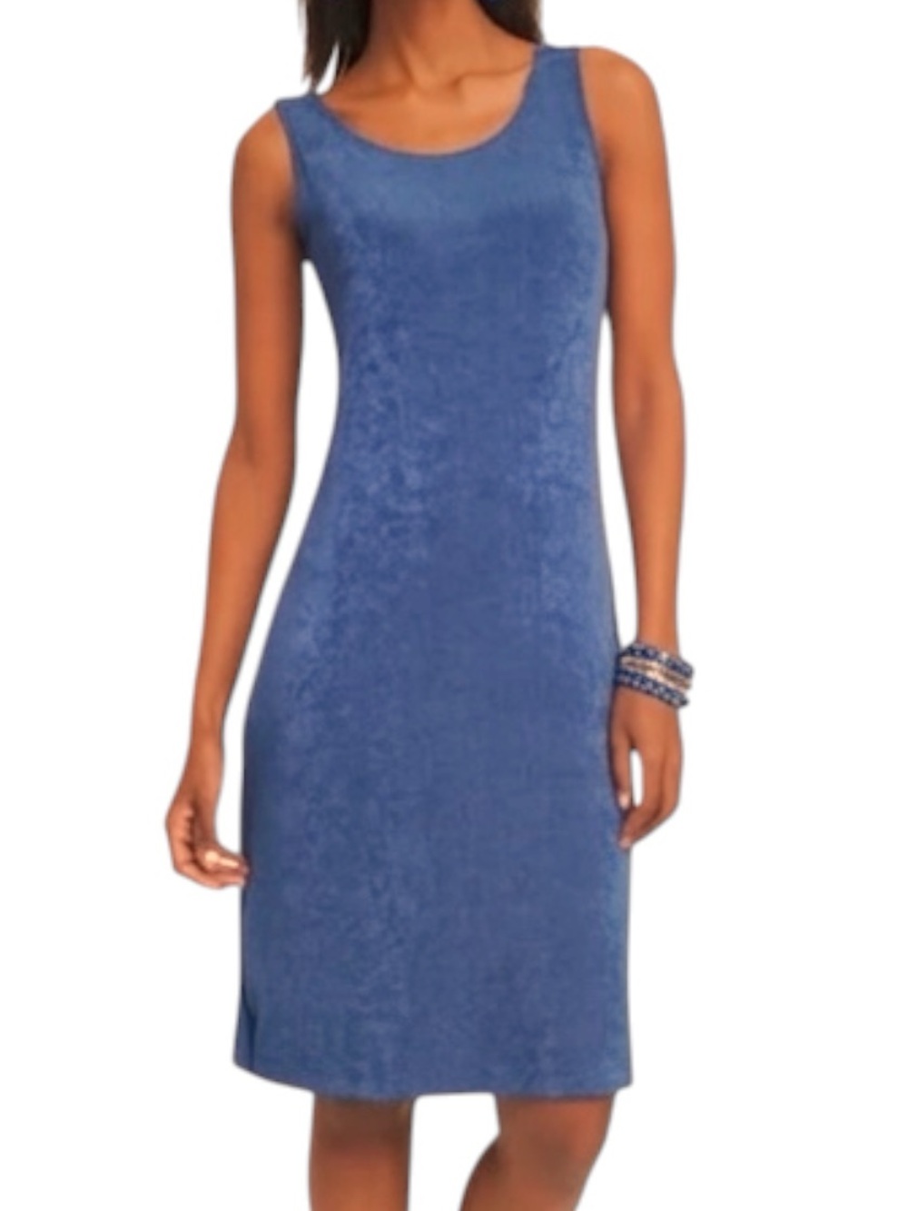 Chico's Travelers Sleeveless Midi Sheath Dress